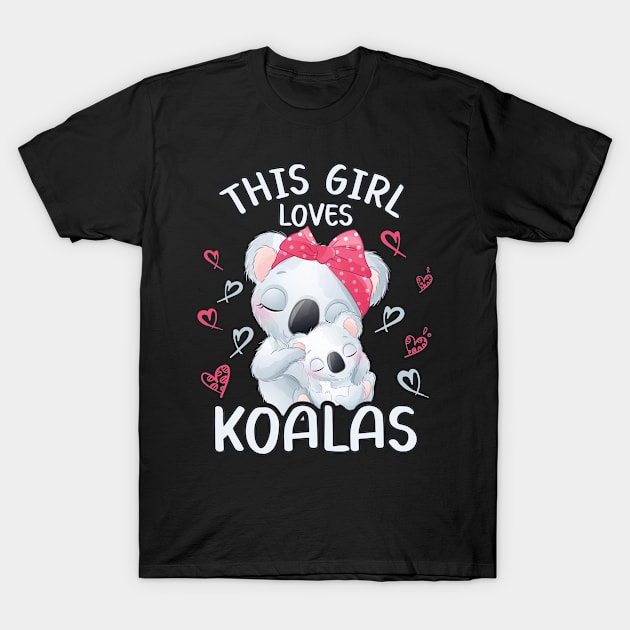 This Girls Loves Koalas T-Shirt by WoollyWonder